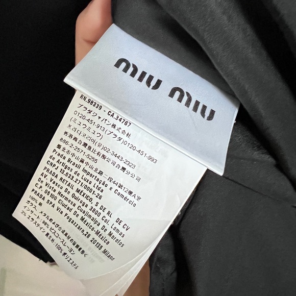 Like Brandnew MiuMiu dress PK up only - Picture 4 of 7